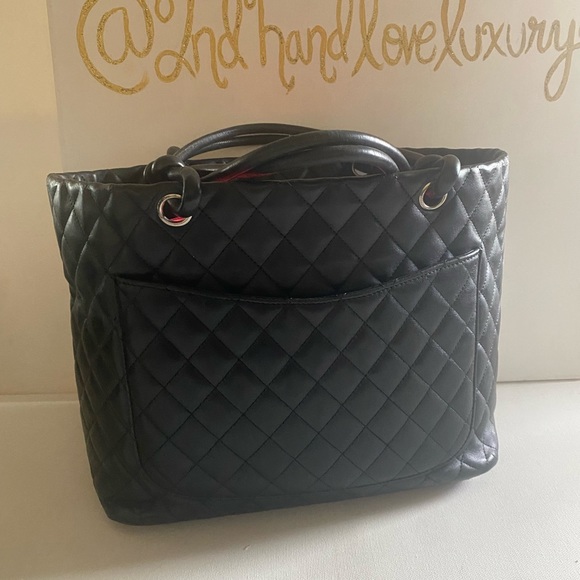 AUTHENTIC CHANEL CAMBON TOTE BAG - Picture 6 of 13